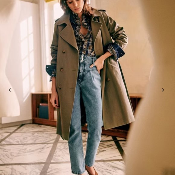 Sézane Sam Trousers / Jeans  | Light Blue - Picture 3 of 16